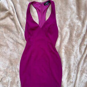 Lulus Magenta Bodycon Mini Dress